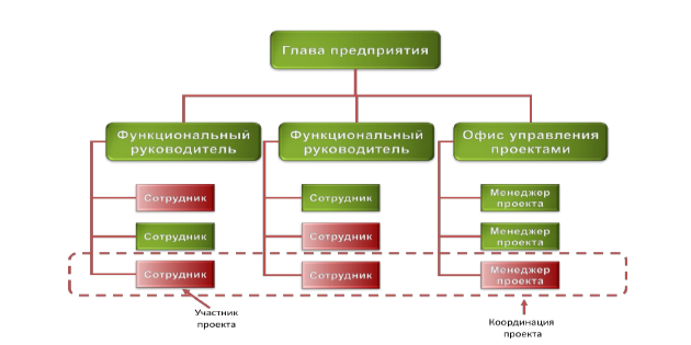 Оргструктура - сильная матрица